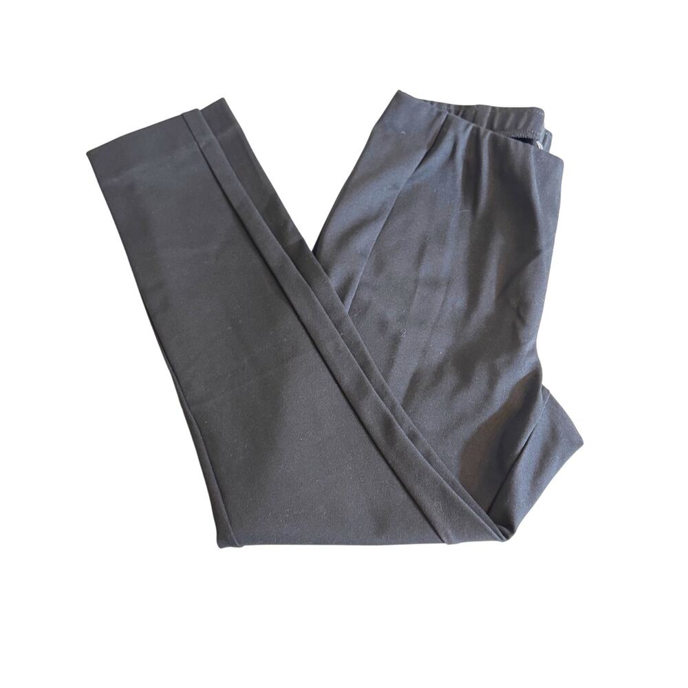 J. Jill black Ponte Leggings pull-on with stretch Sz Med P